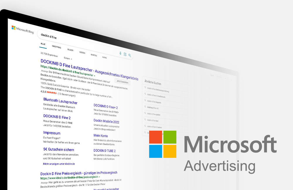 Microsoft Advertising Anzeigen in der Suchmaschine platzieren